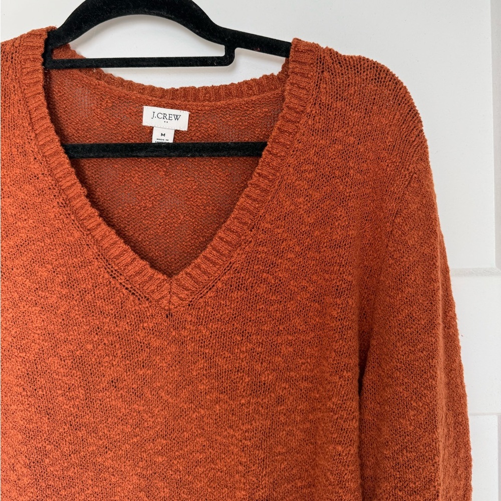 J. Crew Women's Burnt Orange Sweater